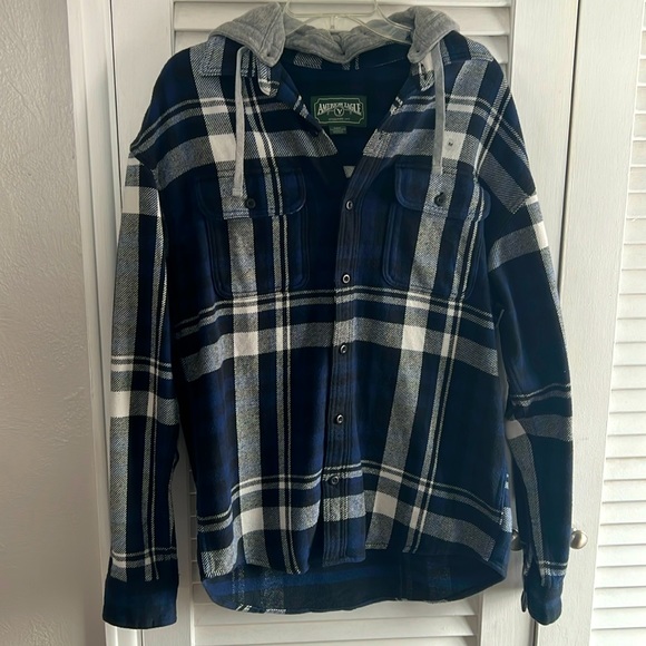 American Eagle Outfitters Other - NWOT American Eagle Flannel Removable Hood
